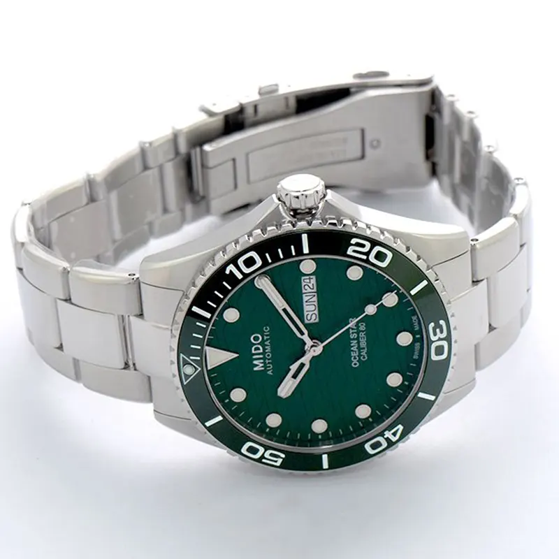 Mido Ocean Star 200C Green Dial Steel Men's Watch  M042.430.11.091.00